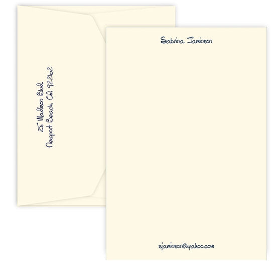 Anthony Letter Sheets - Raised Ink